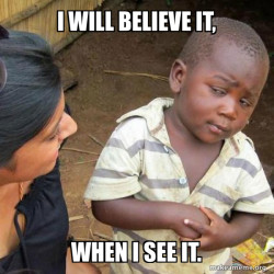 Skeptical Third World Kid