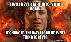 Frodo it's over it's done