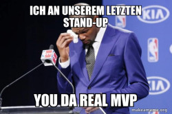 I wanna thank you all