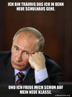 CONTEMPLATIVE PUTIN