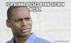 Confused Black Man