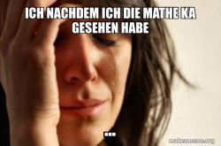 First World Problems