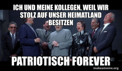 Dr Evil and Henchmen laughing - and then they said