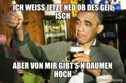 Upvote Obama