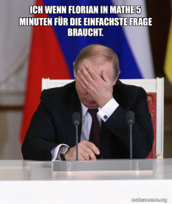 Putin Facepalm