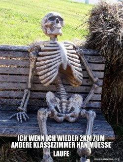 Waiting Skeleton