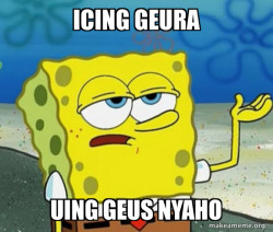 Tough SpongeBob