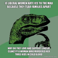 I hate ICE but seriously liberal women! This is peak hypocrisy!