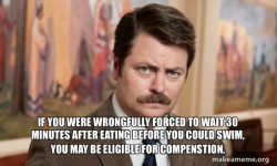 Ron Swanson : I am a Simple Man