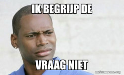 Confused Black Man