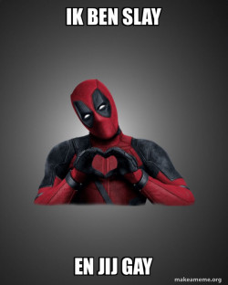 Deadpool Heart Hands