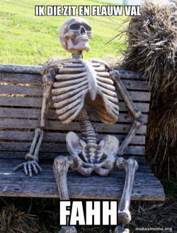 Waiting Skeleton