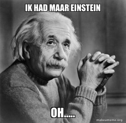 Serious Albert Einstein
