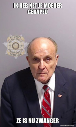 Rudy Giuliani Mugshot