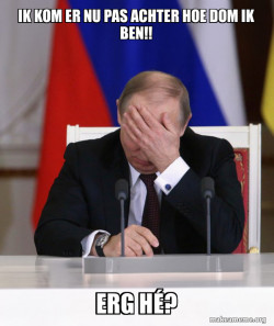 Putin Facepalm