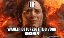 Frodo it's over it's done