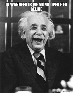 Laughing Albert Einstein