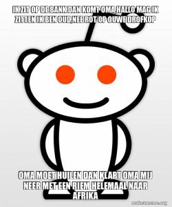 oma wilt zitten