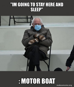 Bernie Sanders at the Inauguration