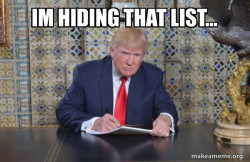 Donald Trump Writing Speech