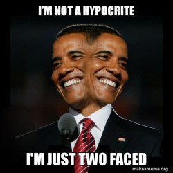 Two Faced Obama