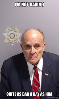 Rudy Giuliani Mugshot