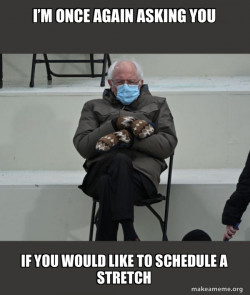 Bernie Sanders at the Inauguration