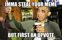 Upvote Obama