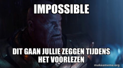 Thanos - Impossible