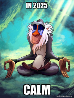 Rafiki Meditating - Lion King