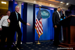 Inappropriate Timing Bill Clinton