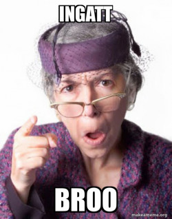 Disapproving Grandma