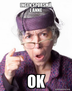 Disapproving Grandma