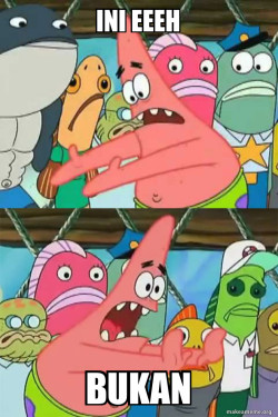 Push It Somewhere Else Patrick