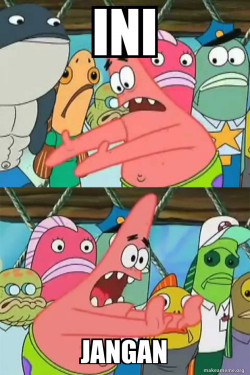 Push It Somewhere Else Patrick