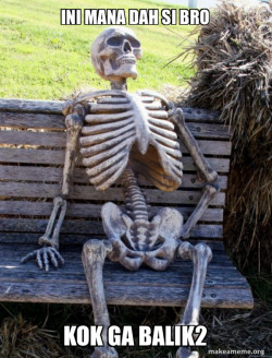 Waiting Skeleton