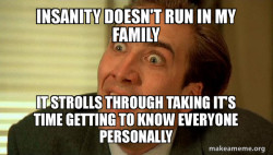 Sarcastic Nicholas Cage