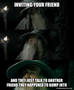 Confused Gandalf
