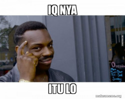 Roll Safe Black Guy Pointing at His Head 
