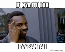 Roll Safe Black Guy Pointing at His Head 