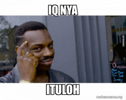 Roll Safe Black Guy Pointing at His Head 