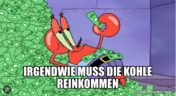 Mr Krabs Money
