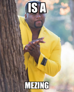 Anthony Adams in Yellow Suit Rubbing Hands