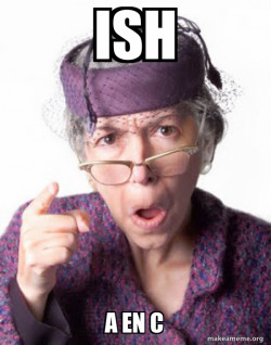 Disapproving Grandma