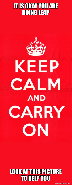 Keep Calm and Carry On