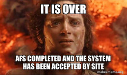 Frodo it's over it's done