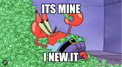 Mr Krabs Money