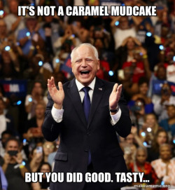 Happy Tim Walz