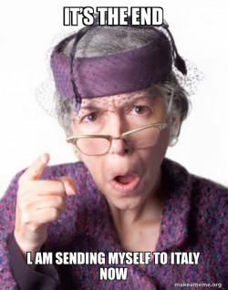 Disapproving Grandma
