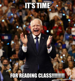 Happy Tim Walz